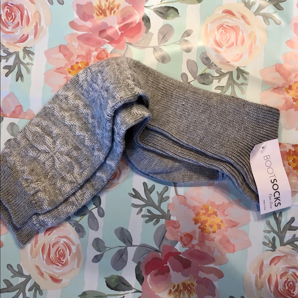 🚨SOLD🚨 NWT Bundle of 2 Boot Socks & 1 Boot Cuff